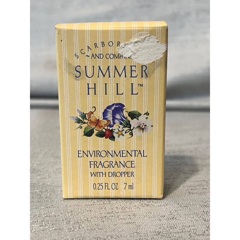 Vintage 1991 Scarborough Summer Hill Environmental Fragrance Oil 0.25oz Dropper